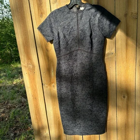 evening dresses lace Elegant Black Lace Long Sleeve Mother of Bride Dress main image 0